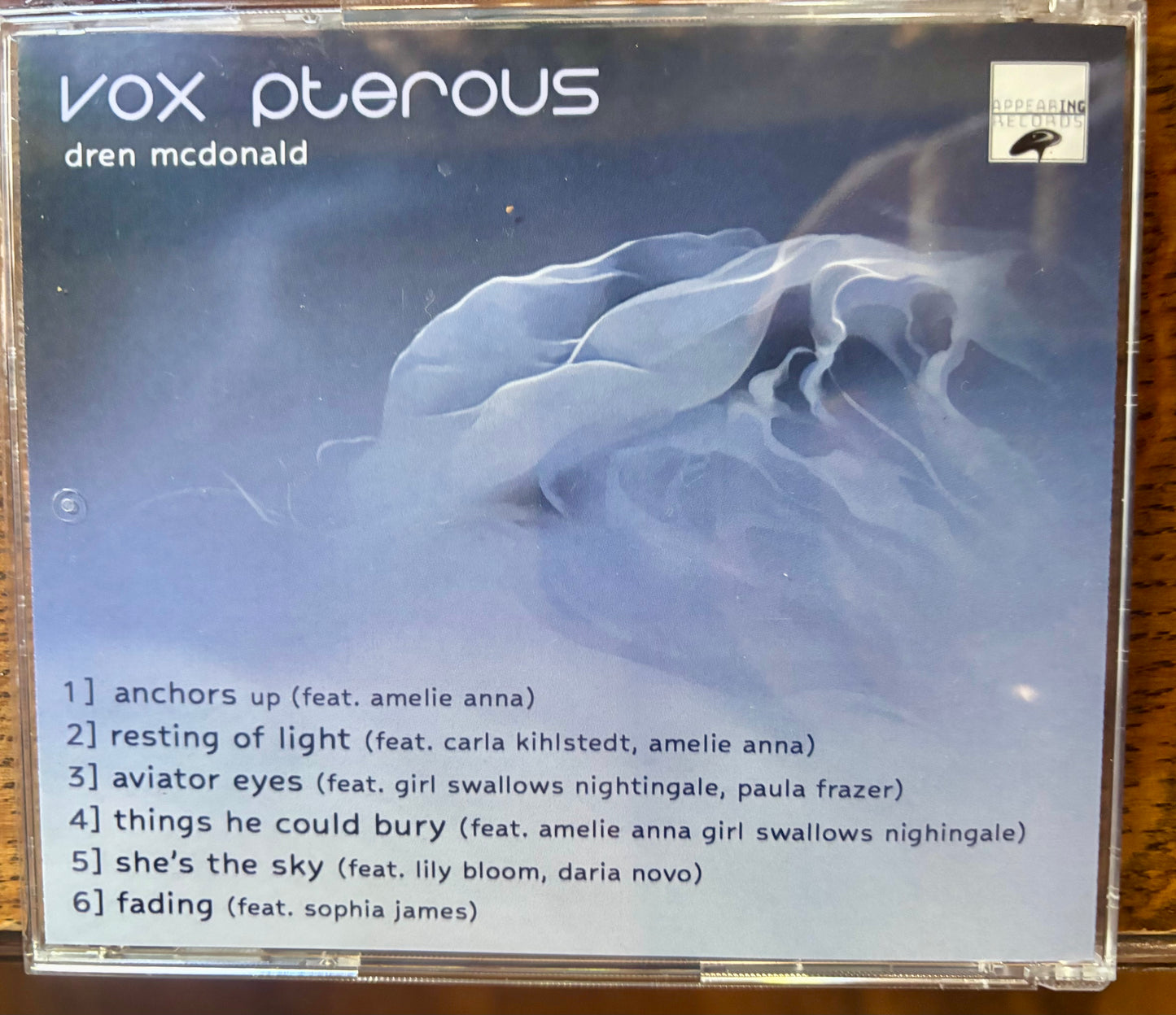 Vox Pterous compact disc - Signed by Dren
